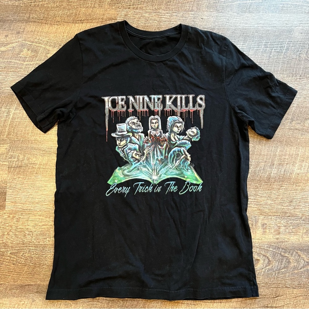Ice Nine Kills Black T-shirt. Every Trick in the Book